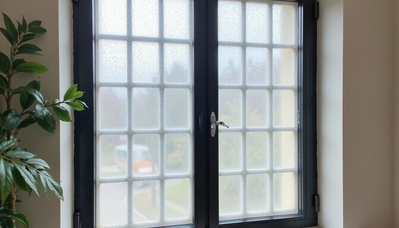 transparent security glass film barrier