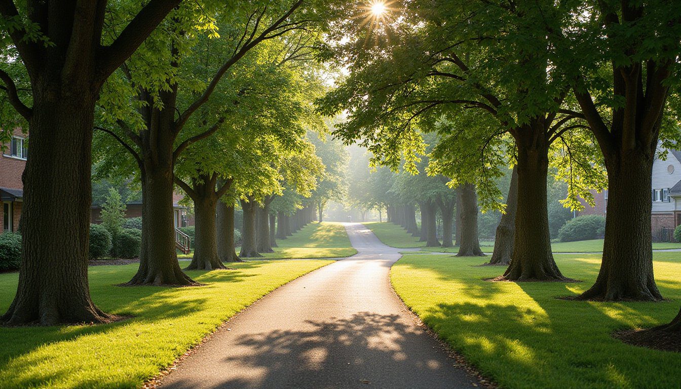 A pathway outside an inpatient facility