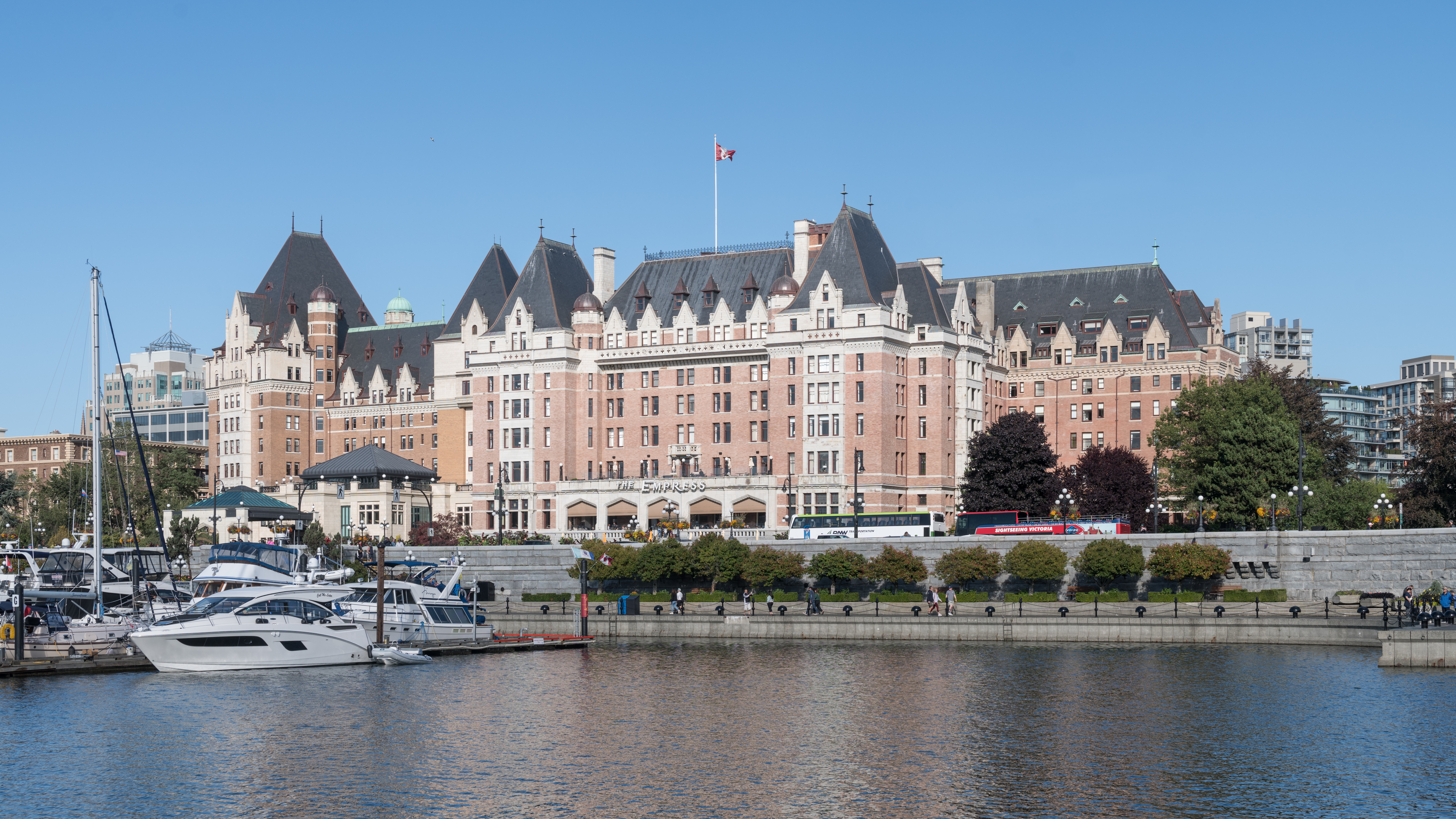 Inner Harbour and Empress Hotel, Victoria, British Columbia